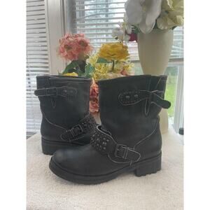 A.S.H Rebel stud moto combat boots 37 (BOTA500